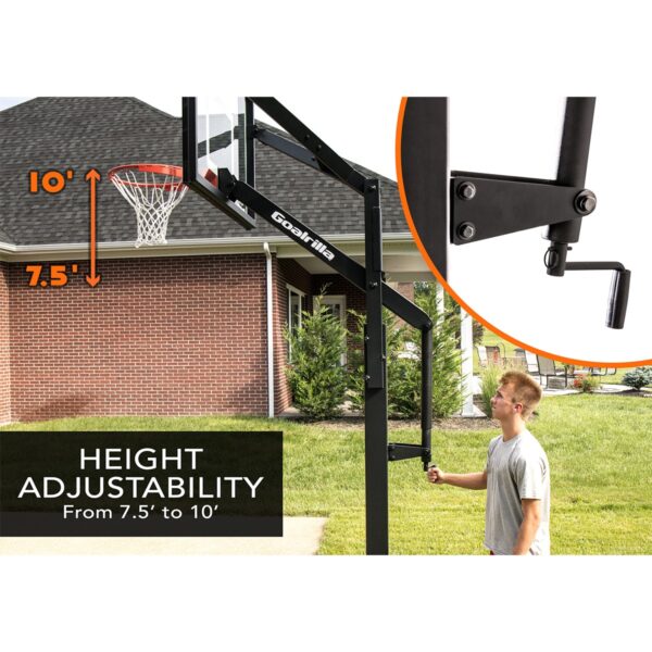 Goalrilla FT54 54” In-Ground Basketball Hoop