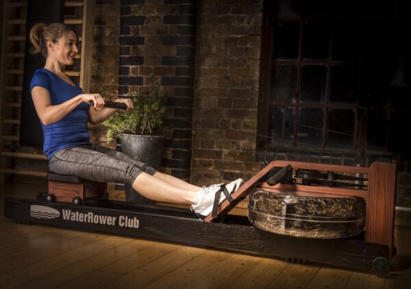 WaterRower Club Rowing Machine with S4 Computer c