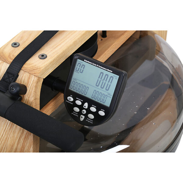 Waterrower Oak Rowing Machine with S4 Computer b