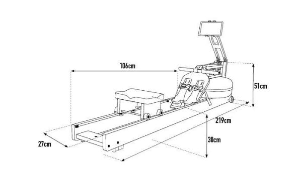 WaterRower rowing machine specifications