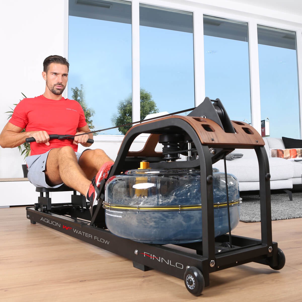Finnlo by Hammer Aquon Waterflow Rowing Machine