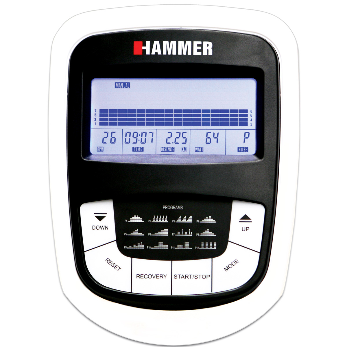 HAMMER Exercise Bike Ergometer Comfort XTR