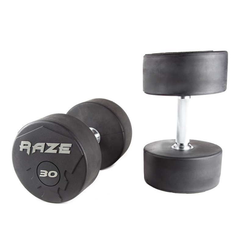 Raze Premium Rubber Dumbbell Set 2.5kg - 30kg